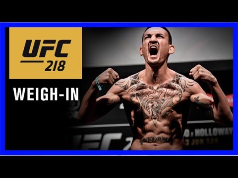 Ufc 218: official weigh-in