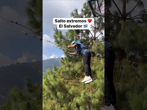 Te atreverías a hacer el salto más extremo de la ruta de las flores en El Salvador?