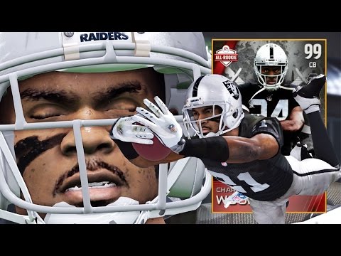 Madden 15 Ultimate Team Gameplay - 99 Charles Woodson Playing Wide Receiver! TD's With Eyes Closed