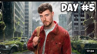 Mr beast 7Days in abandoned CITY