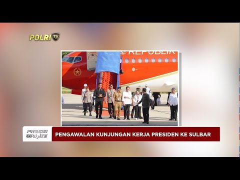 PRESISI UPDATE : POLDA SULBAR KAWAL KUNJUNGAN KERJA PRESIDEN 24/04/2024 08.00