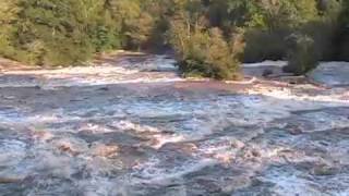 preview picture of video 'Apalachee River at High Shoals, 2009 Floods'
