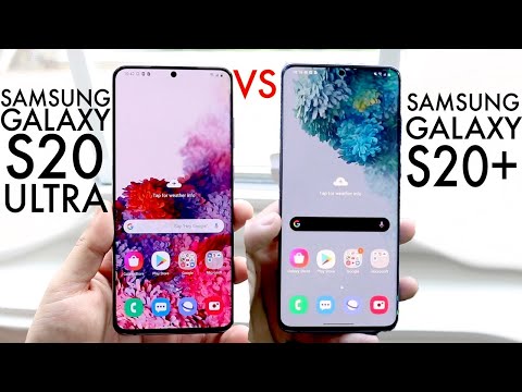 Samsung Galaxy S20 Ultra Vs Samsung Galaxy S20+! (Comparison) (Review)