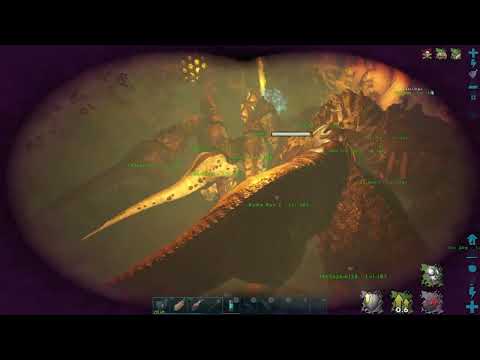 Beyla Boss with Rexes and Gigas on Official | Ark Fjordur