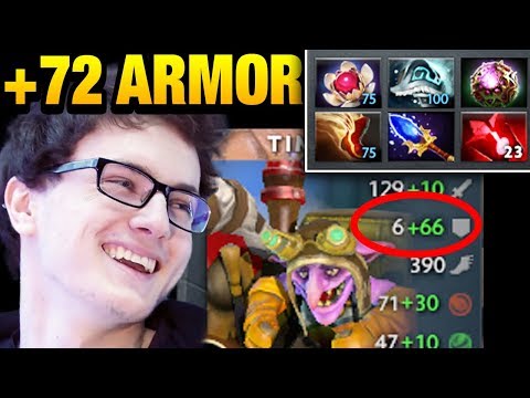 Miracle- [Timbersaw] 72 Armor Invincible - Three 9k Battle Dota 2