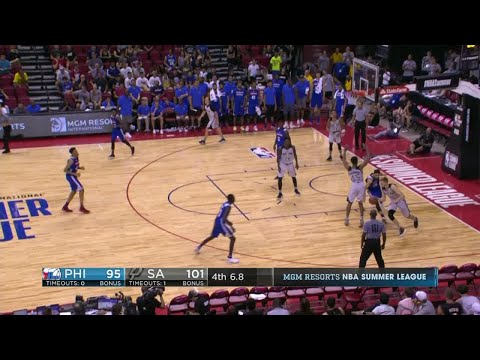 Spurs' Davis Bertans Scores 20 Points at NBA Summer League