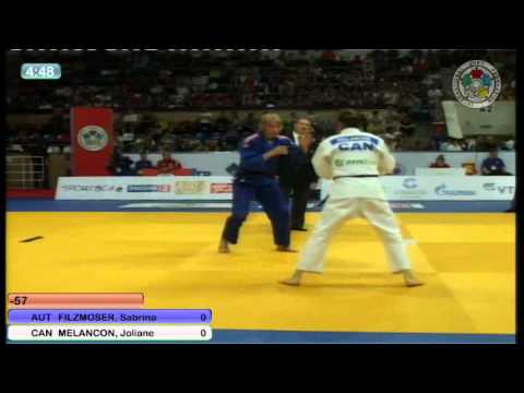 Judo Grand Slam in Moskau 2011: -57kg FILZMOSER, Sabrina (AUT) - MELANCON, Joliane (CAN)