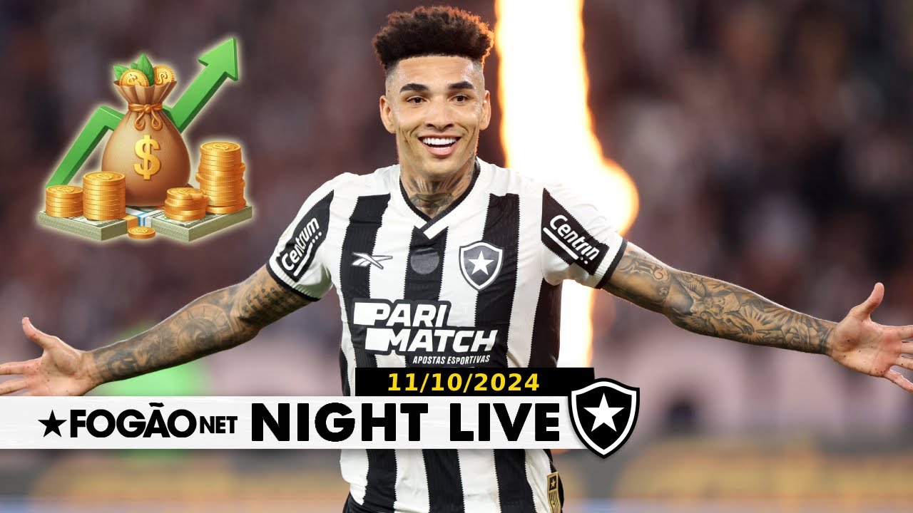 NIGHT LIVE | Igor Jesus valorizado no mercado e as demais notícias do Botafogo nesta sexta-feira