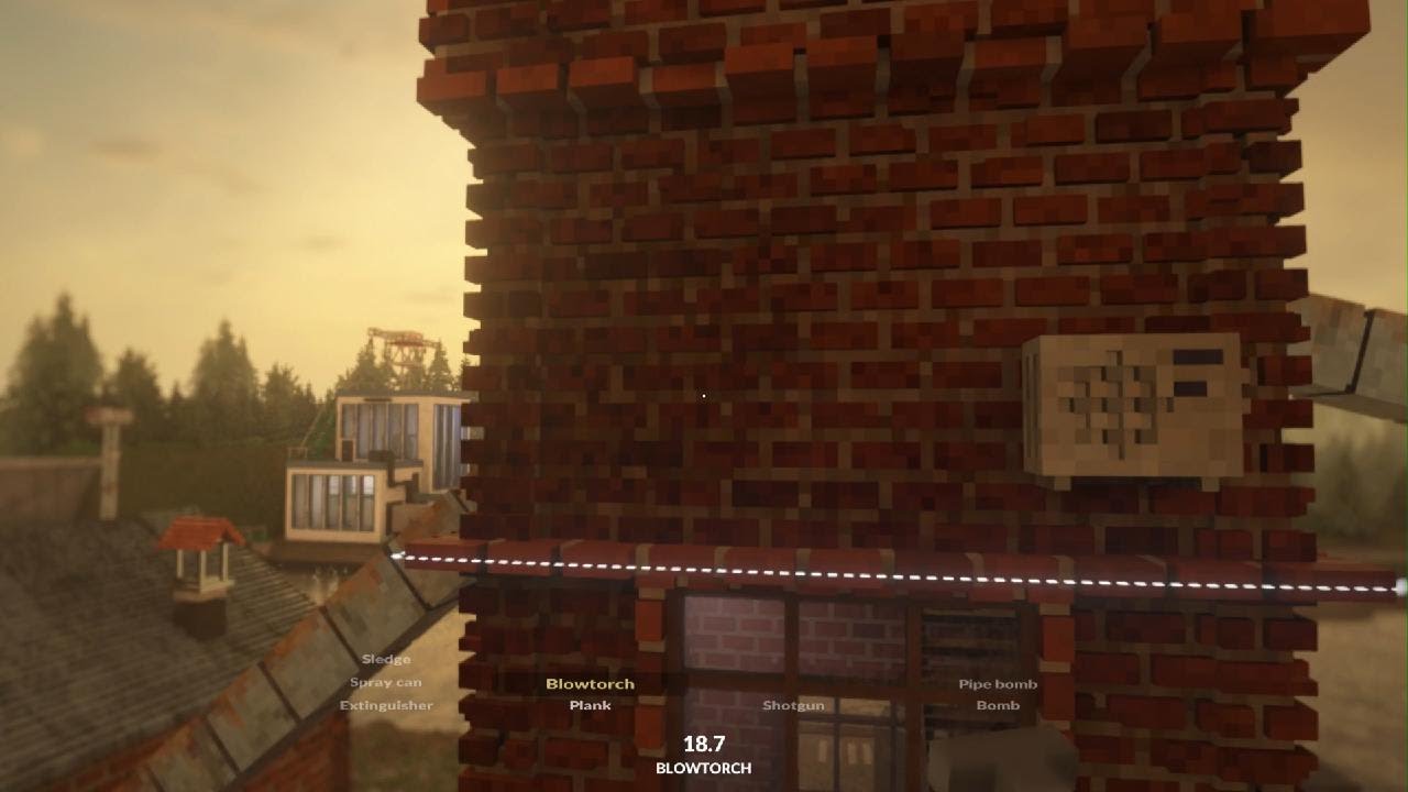 Demolition expert, George Floyd, tears down a building