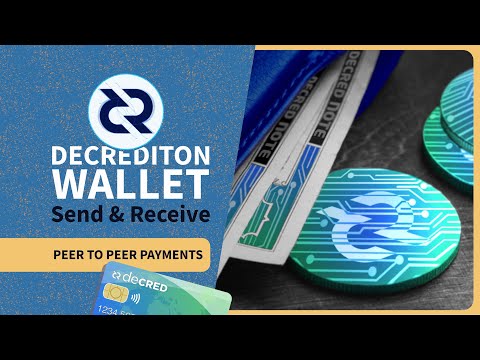 Decrediton Peer to Peer Payments - Send & Receive