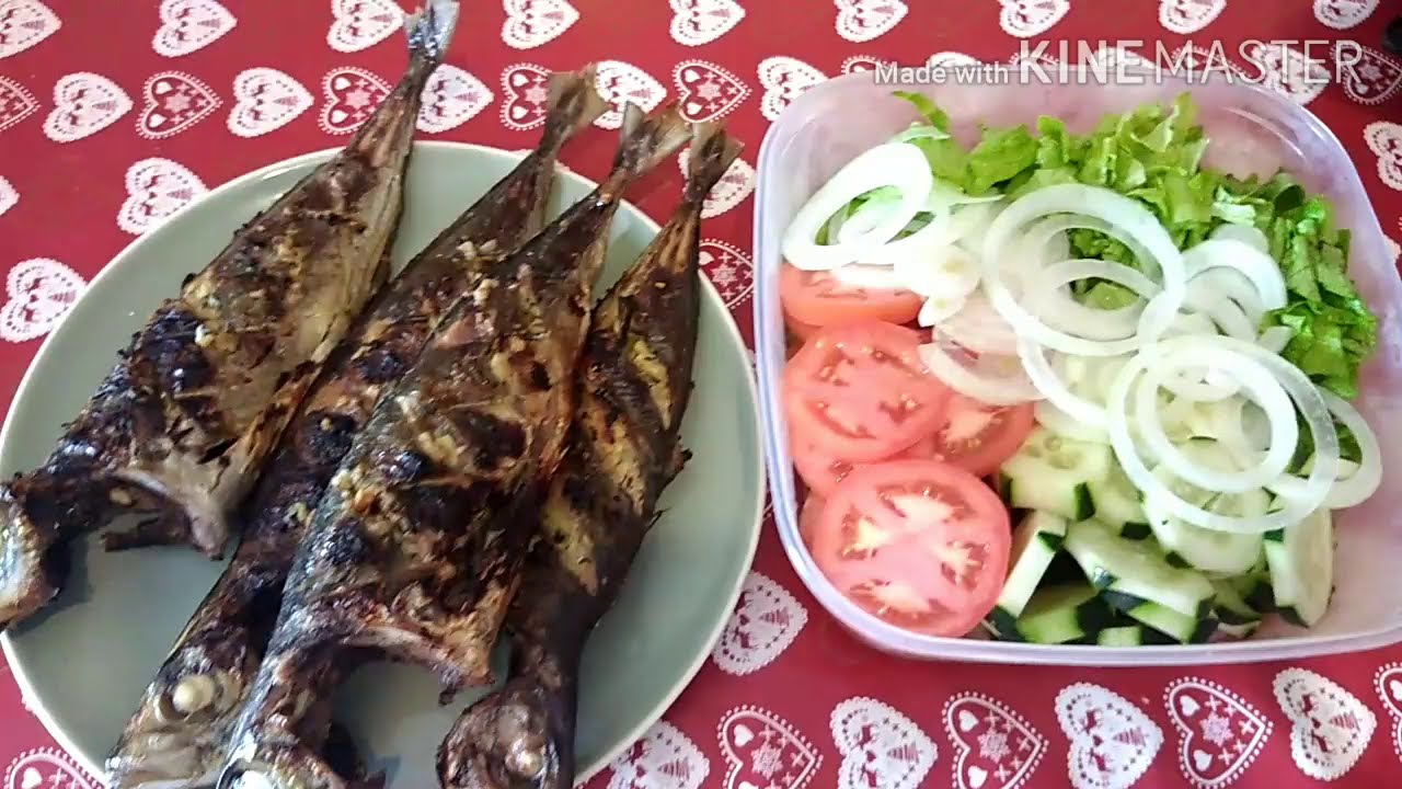 Carapaus grelhados#almoço de segunda#C.guineense