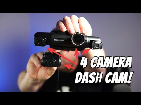 This Neideso 360° Dash Cam has 4 cameras! - Review and setup