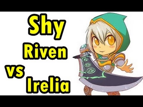 LOL Pro - CJ Entus Frost Shy Riven vs Irelia - Korea SoloQ - Highlights