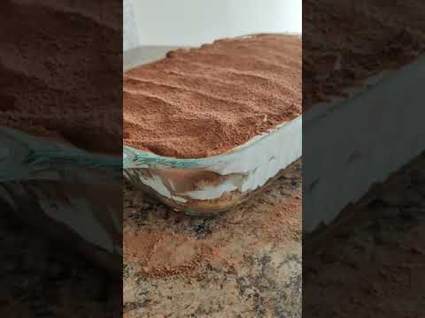 How to make tiramisu without eggs or mascarpone cheese!