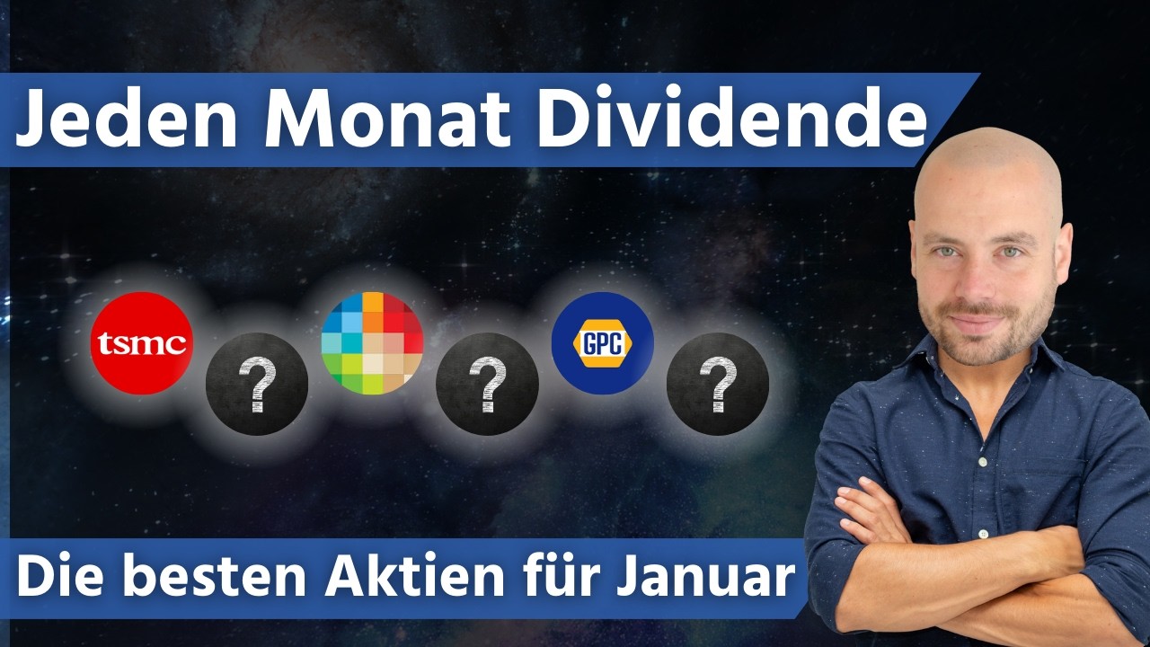 Jeden Monat Dividende - die besten Aktien für Januar