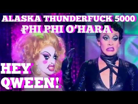 ALASKA THUNDERFUCK on HEY QWEEN! Highlight: Alaska On Phi Phi's Drag Race Hate | Hey Qween