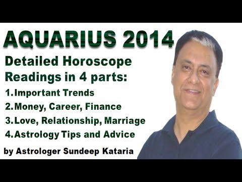 2014年 水瓶座ホロスコープ詳細占星術予想 (2014 Aquarius Horoscope DETAILED Astrology Forecast)