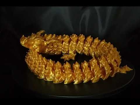 Articulated Golden Dragon