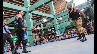 Wrestling at FENWAY PARK: Mass Destruction vs. Heavy Hitters