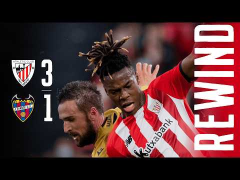 REWIND Athletic Club 3-1 Levante | IÑAKI, VESGA y ZARRAGA marcan el camino en SAN MAMÉS 🤩