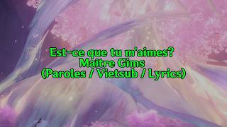 Maître Gims - Est-ce que tu m'aimes? Paroles/Vietsub/Lyrics | (Genshin Impact Lyrics Edits)