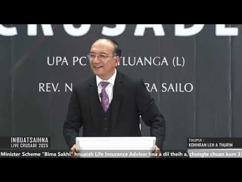 Inbuatsaihna Crusade a Rev.Thangliansanga sermon