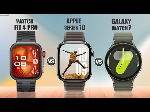 Huawei Watch Fit 4 Pro vs Apple Watch Series 10 vs Galaxy Watch 7 || Full Comparison