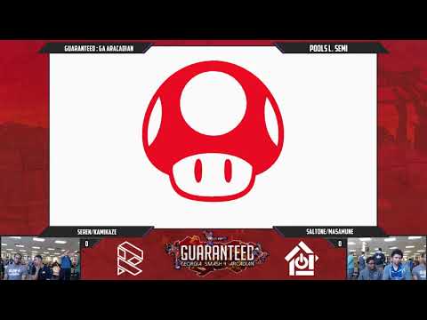 Guaranteed: GA Arcadian - Seren/Kamikaze vs SaltOne/Masamune - Smash 4 Doubles Pools L. Semi