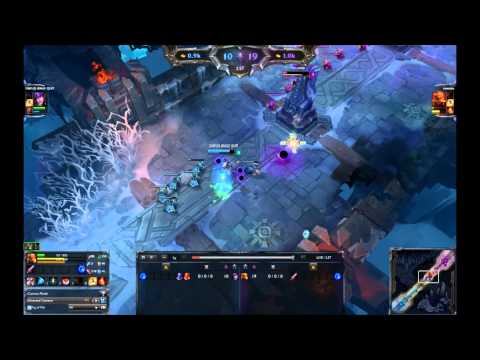 Cutting it close! Lee sin vs Syndra: Snowdown Showdown highlight!
