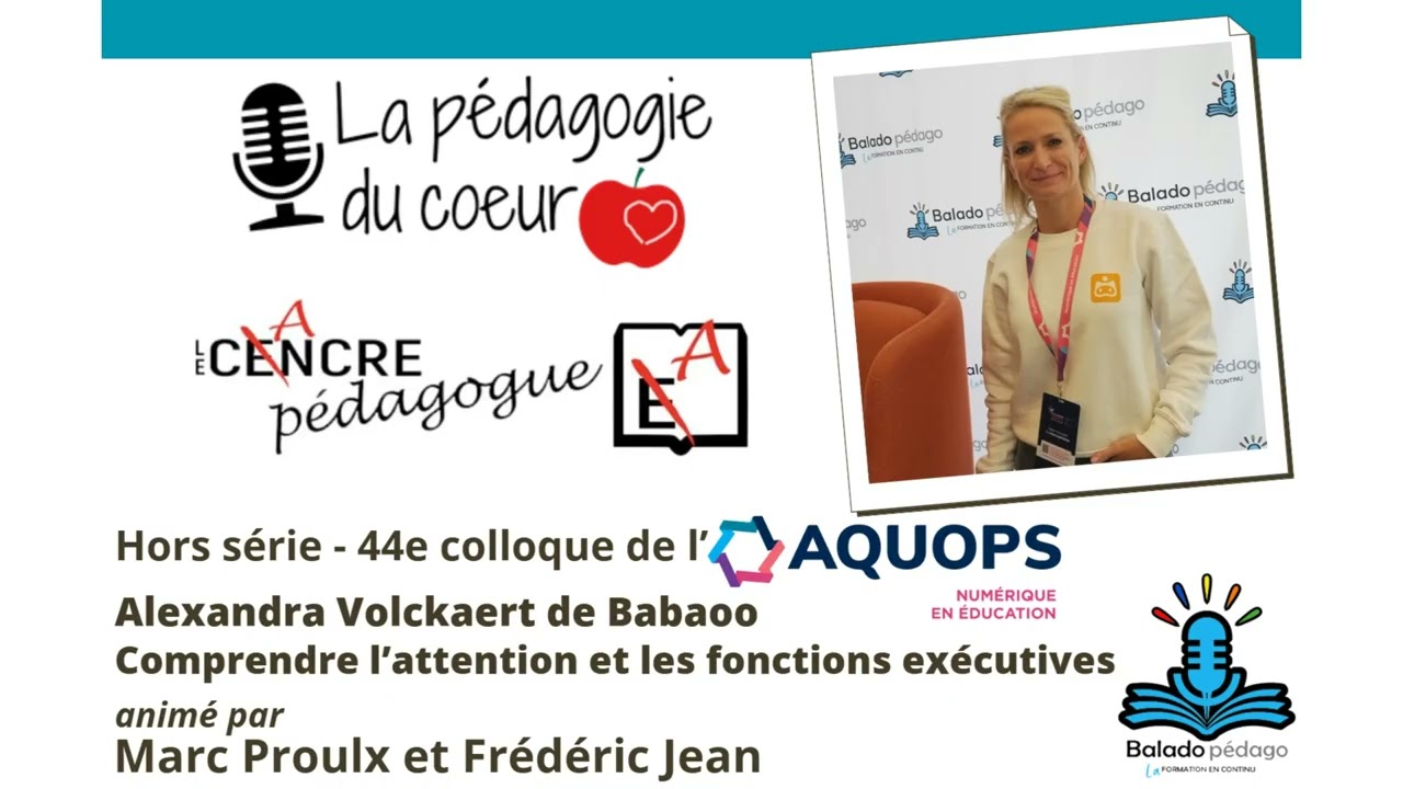 Alexandra Volckaert au 44e colloque de l'AQUOPS