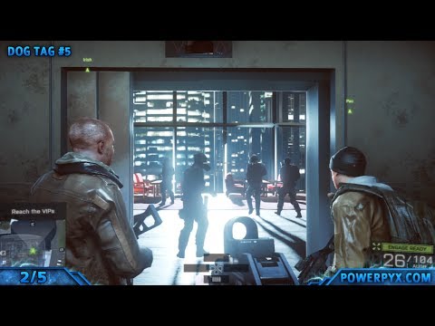 Battlefield 4 - All Collectible Locations (Dog Tags & Weapons) - Mission 2: Shanghai