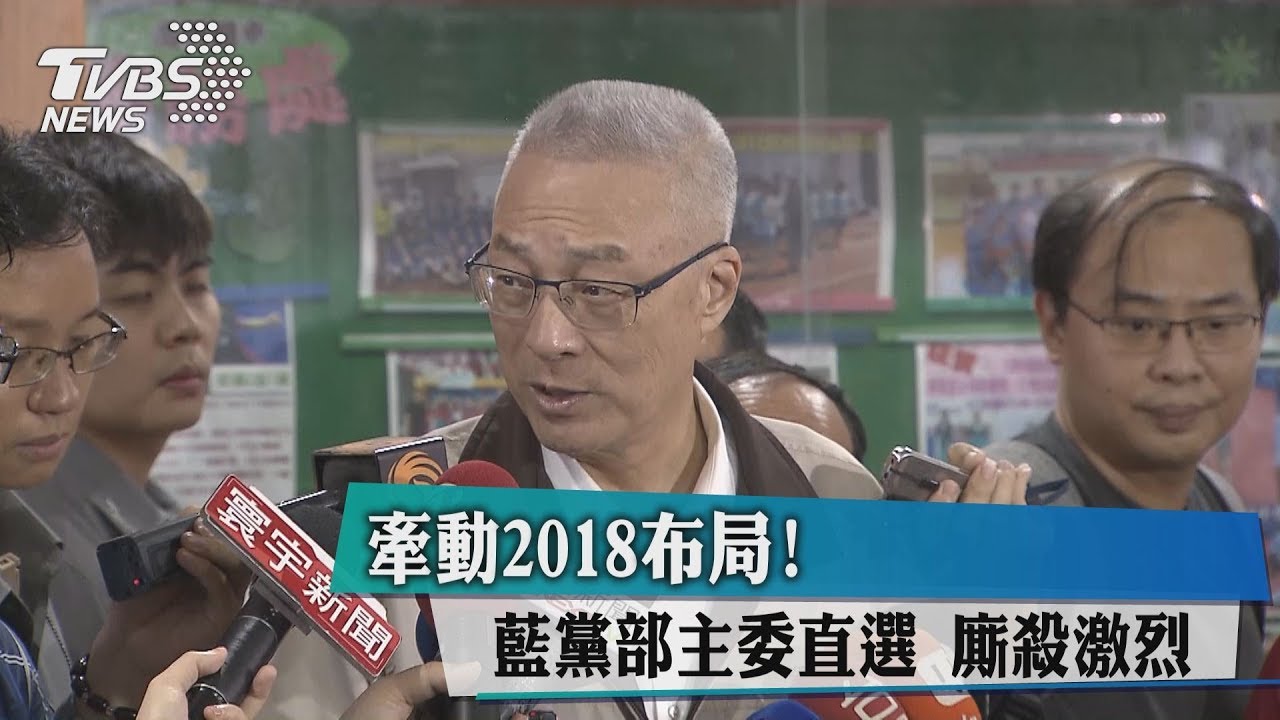 牽動2018布局! 藍黨部主委直選廝殺激烈