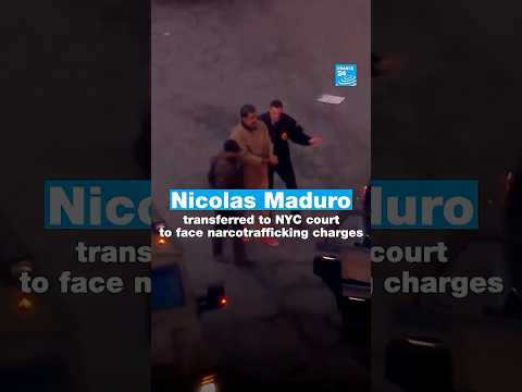 Nicolas Maduro transferred to NYC court to face narcotrafficking charges • FRANCE 24 English