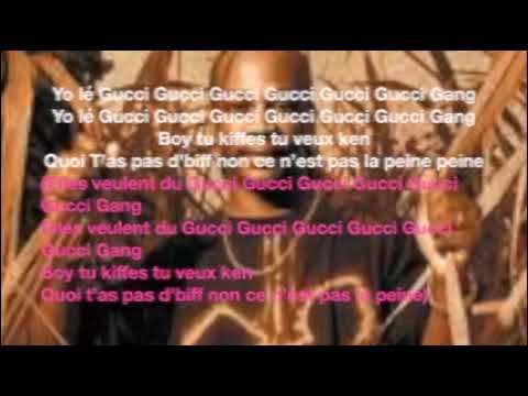 Gucci Gang - Admiral T   Paroles et trad Kréyol Français