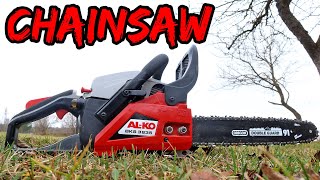 AL-KO BKS 3835 Chainsaw Unboxing and Testing