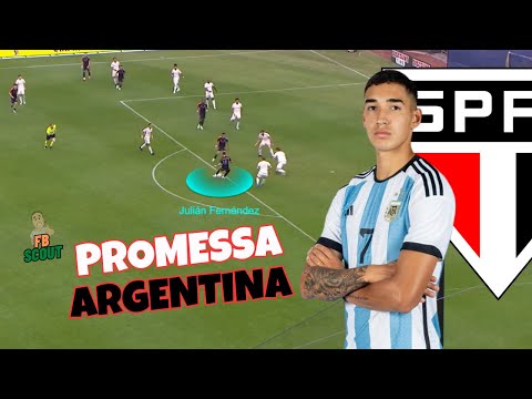 COMO JOGA JULIÁN FERNÁNDEZ, ATACANTE QUE INTERESSA AO SÃO PAULO