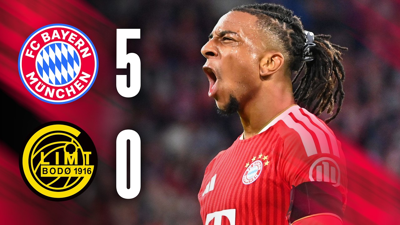 FC Bayern München 5 - 0 FK Bodø/Glimt highlights