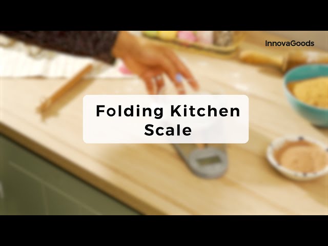 Balance de cuisine numérique pliante Innovagoods Skolden video