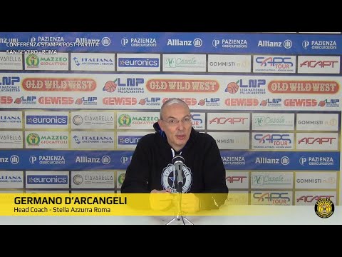 17/01/2021 | Conferenza Stampa post-partita - San Severo vs Roma - Germano d'Arcangeli