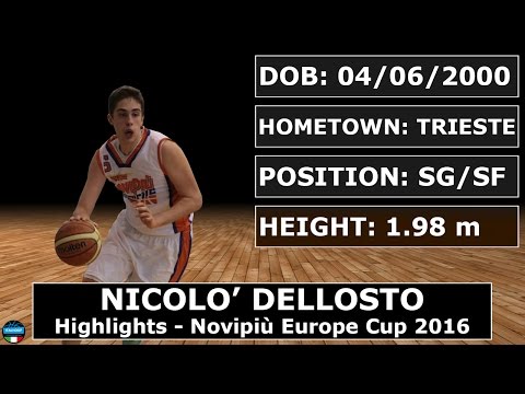 Nicolò Dellosto - Highlights - Novipiù Europe Cup 2016