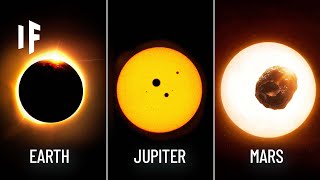 What Does a Solar Eclipse Look Like on Each Planet?