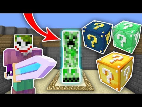 DEV CREEPER VS ŞANS BLOKLARI CHALLENGE - Minecraft