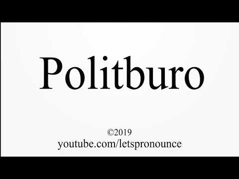 How to Pronounce Politburo