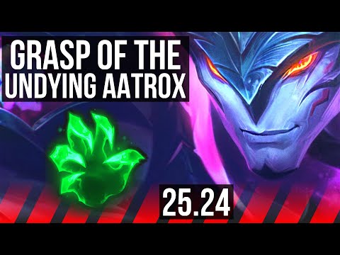 AATROX vs IRELIA (TOP) | Grasp Of The Undying | KR Master | 25.24