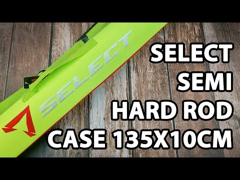 Жорсткий чохол для вудилищ Select Semi Hard Rod Case 135x10cm, колір: світло-зелений