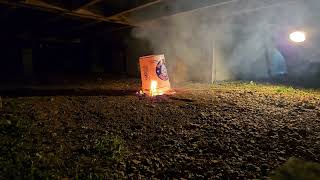 Cobra firework vs 5 gal Rural King bucket