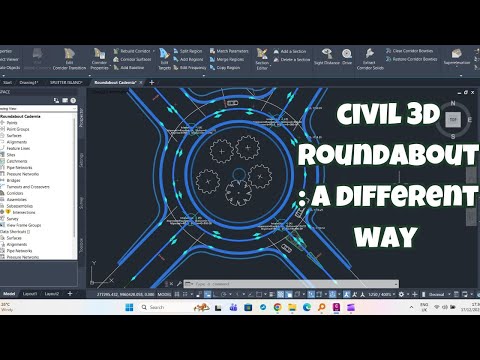Modeling a Roundabout in CIVIL 3D - Part 1