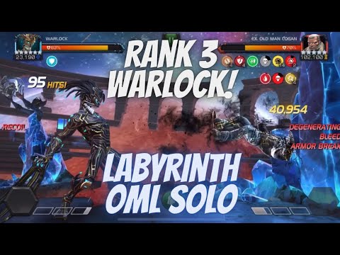 6 Star Rank 3 Warlock Destroys Labyrinth  Of Legends Old Man Logan!