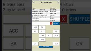 7 Little Words Daily Puzzle May 27 2020 Answers