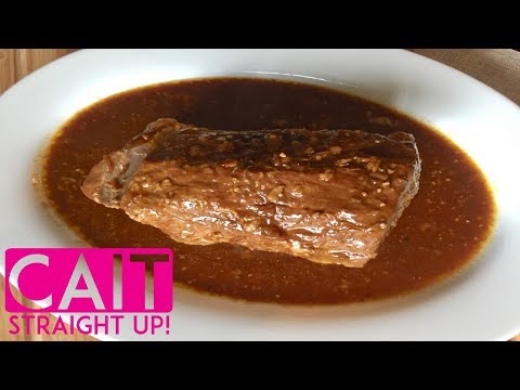 Slow Cooked Roast Beef In Gravy Recipe | Cait Straight...